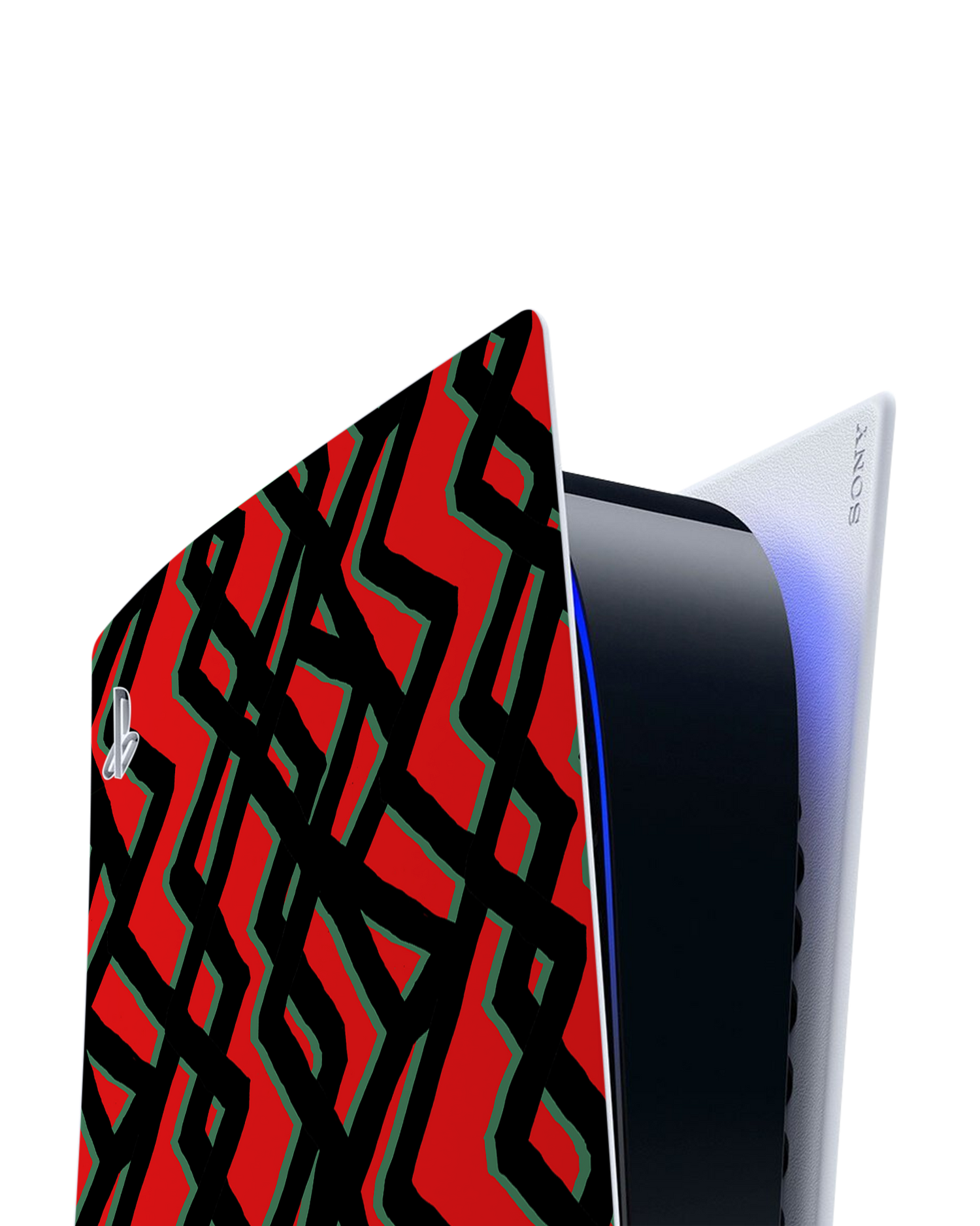 Fences Pattern Console Skin for Sony PlayStation 5: Detail shot