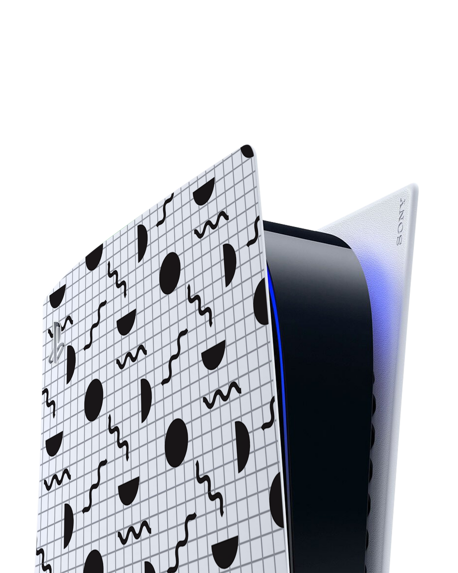 Metric Matter Console Skin for Sony PlayStation 5: Detail shot