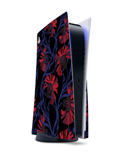 Midnight Floral Console Skin for Sony PlayStation 5