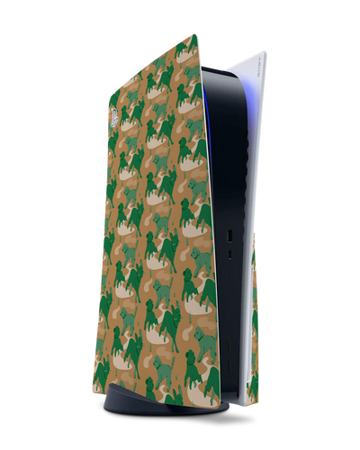 Dog Camo Console Skin for Sony PlayStation 5