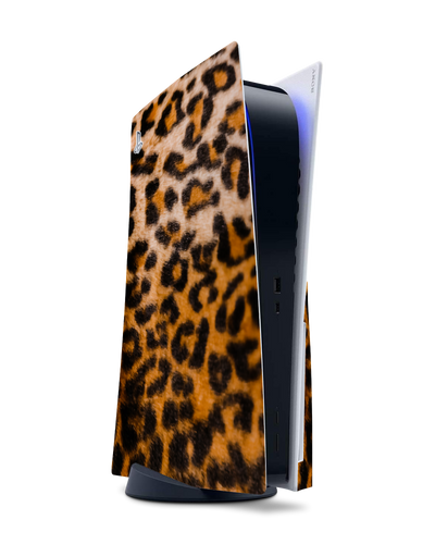 Leopard Pattern Console Skin for Sony PlayStation 5