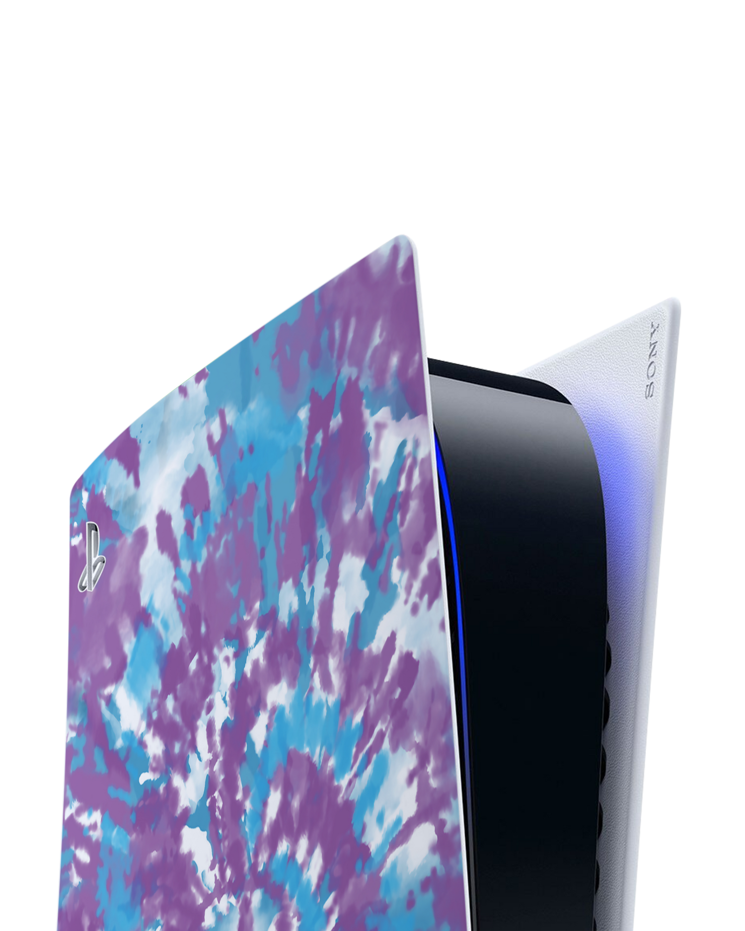 Classic Tie Dye Console Skin for Sony PlayStation 5: Detail shot
