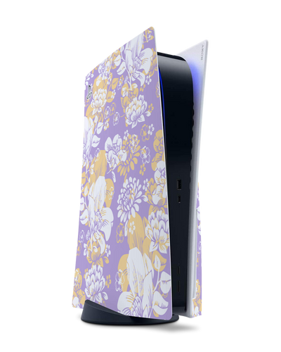 Lavender Floral Console Skin for Sony PlayStation 5