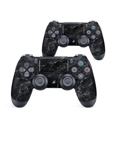 Midnight Marble Console Skin for Sony PlayStation 4 Controller: Front View