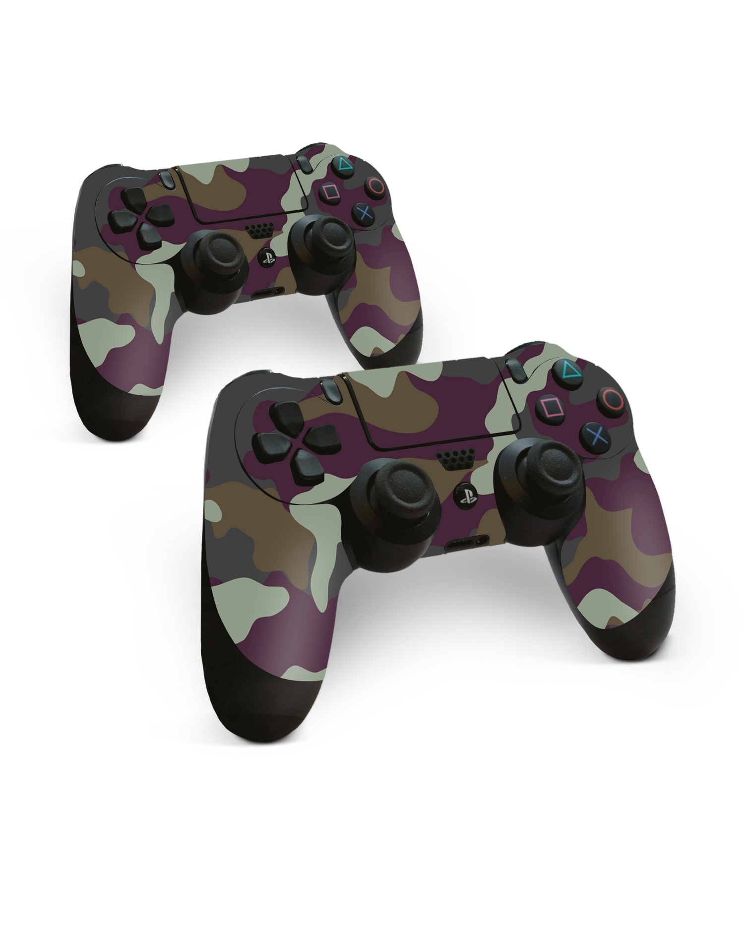 Night Camo Console Skin for Sony PlayStation 4 Controller: Side View