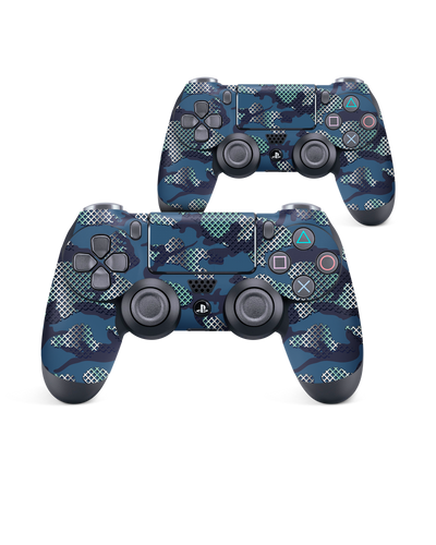 Fall Camo I Console Skin for Sony PlayStation 4 Controller: Front View