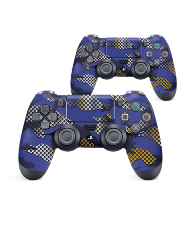 Fall Camo III Console Skin for Sony PlayStation 4 Controller: Front View