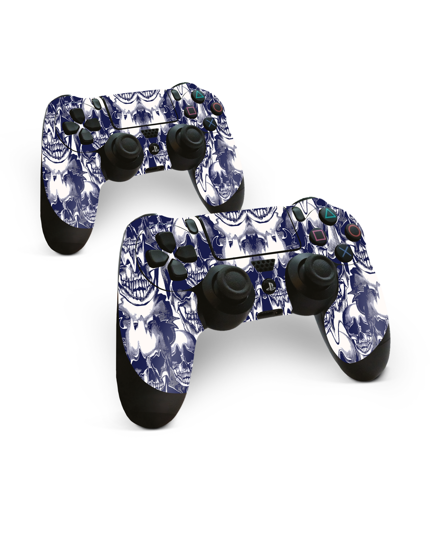 Warped Skulls Console Skin for Sony PlayStation 4 Controller: Side View