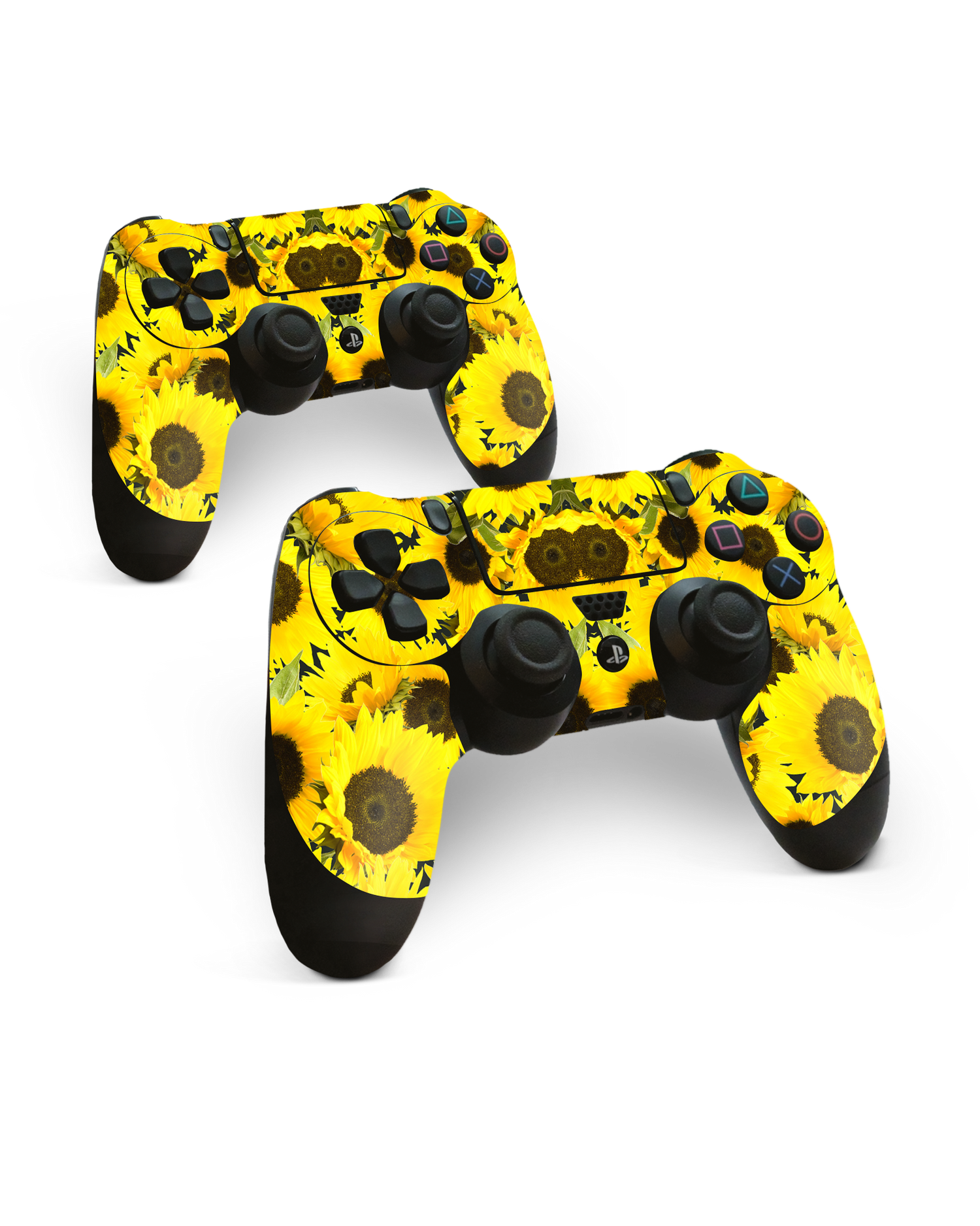 Sunflowers Console Skin for Sony PlayStation 4 Controller: Side View