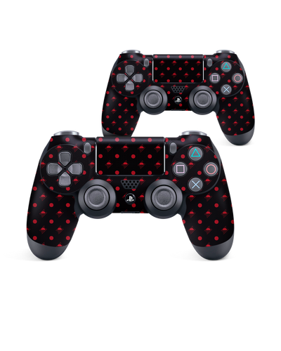 Dot Distrupt Console Skin for Sony PlayStation 4 Controller: Front View