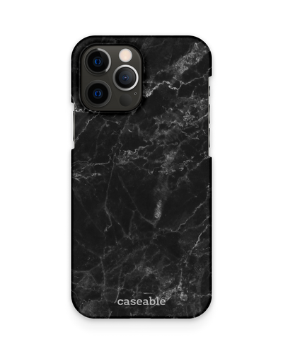 Midnight Marble Hard Shell Phone Case Apple iPhone 12, Apple iPhone 12 Pro