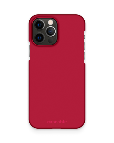 RED Hard Shell Phone Case Apple iPhone 12, Apple iPhone 12 Pro