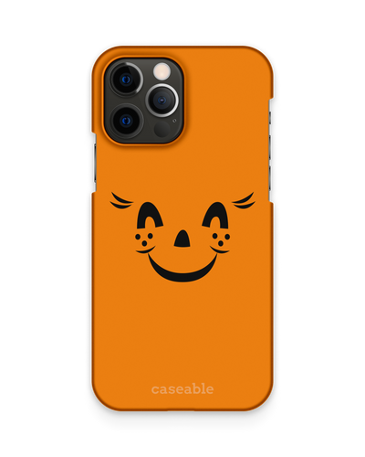 Pumpkin Smiles Hard Shell Phone Case Apple iPhone 12, Apple iPhone 12 Pro