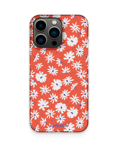 Retro Daisy Hard Shell Phone Case Apple iPhone 13 Pro
