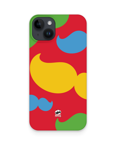 Pringles Moustache Hard Shell Phone Case for Apple iPhone 14 Plus