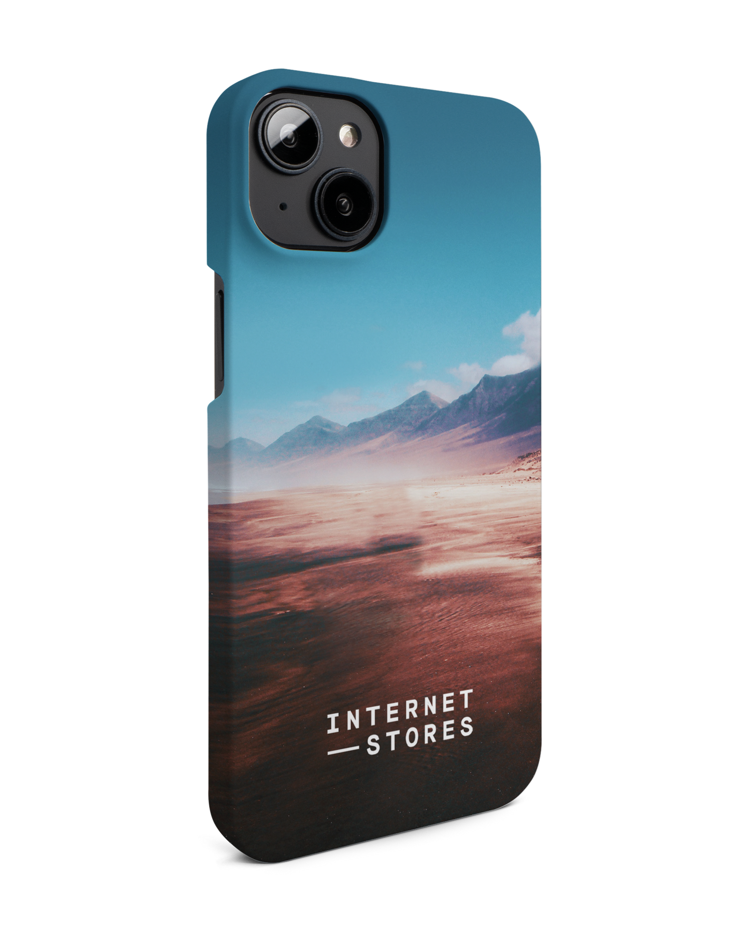 Sky Hard Shell Phone Case for Apple iPhone 14 Plus: View from the left side