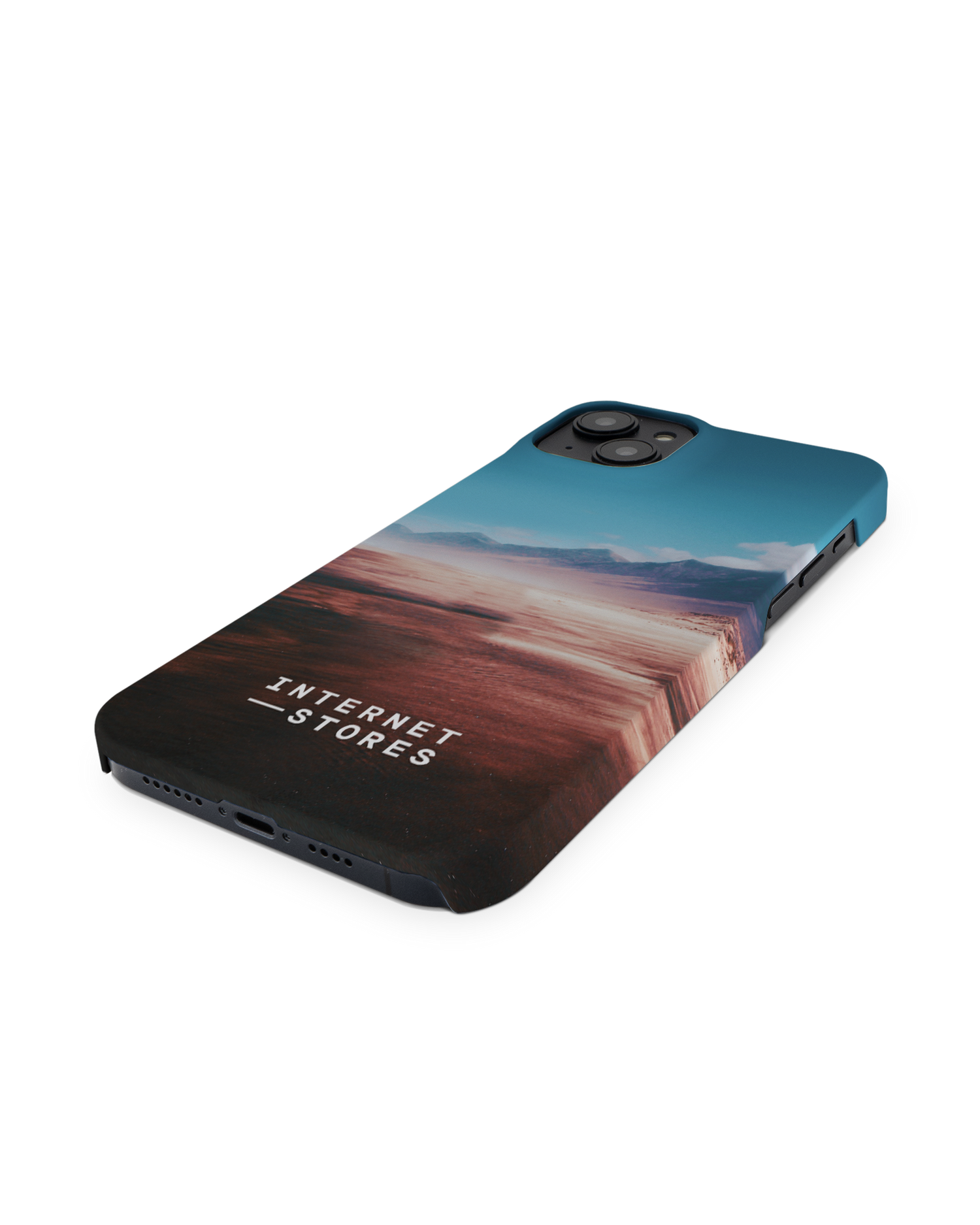 Sky Hard Shell Phone Case for Apple iPhone 14 Plus: Perspective view