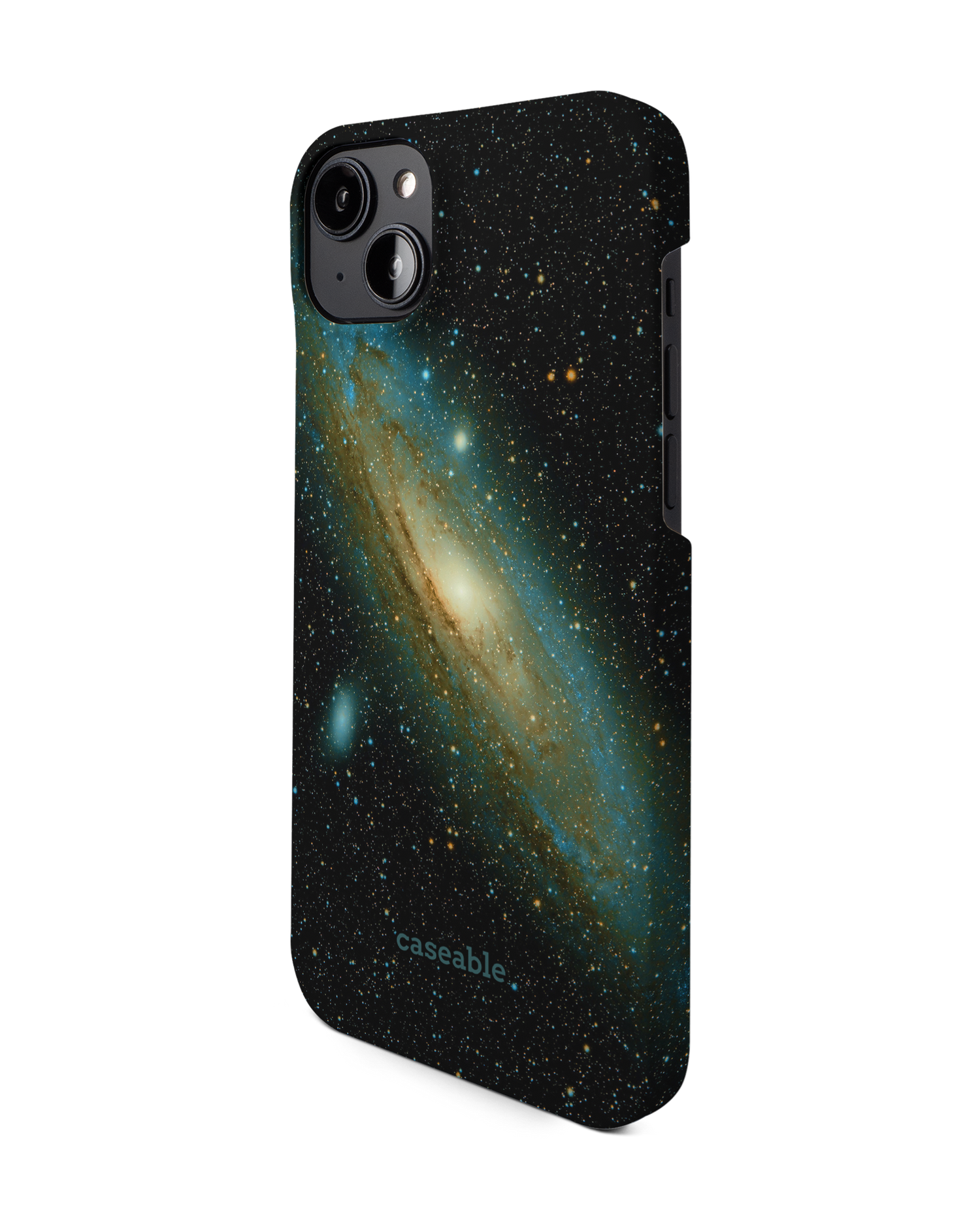 Outer Space Hard Shell Phone Case for Apple iPhone 14 Plus: View from the right side
