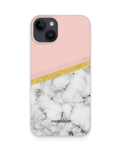 Marble Slice Hard Shell Phone Case for Apple iPhone 14 Plus