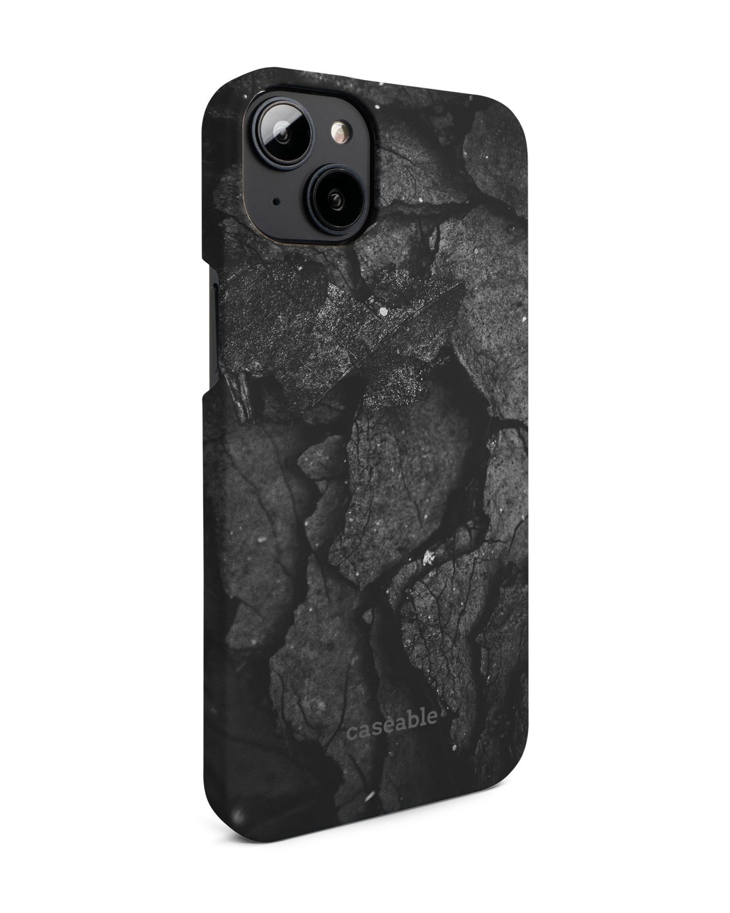Carbon Hard Shell Phone Case for Apple iPhone 14 Plus: View from the left side
