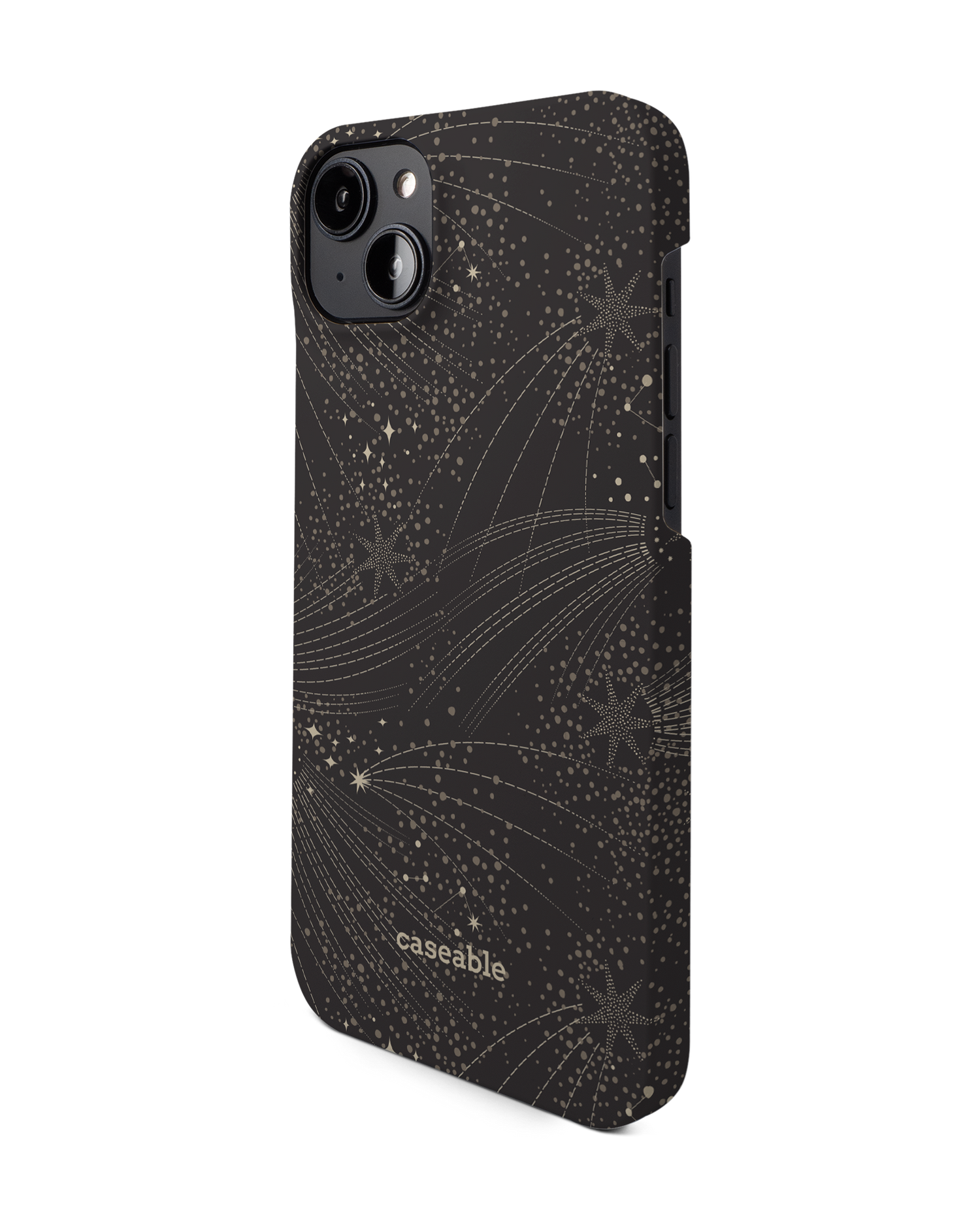 Make a Wish Star Hard Shell Phone Case for Apple iPhone 14 Plus: View from the right side