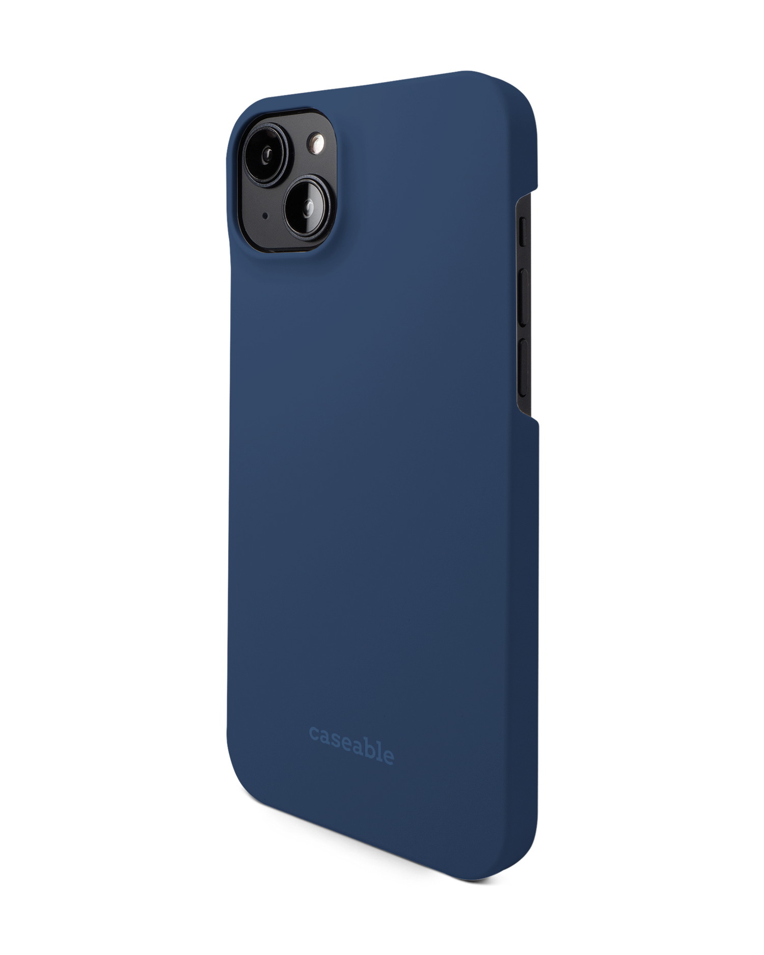 NAVY Hard Shell Phone Case for Apple iPhone 14 Plus: View from the right side