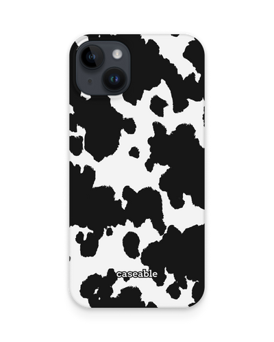Cow Print Hard Shell Phone Case for Apple iPhone 15 Plus