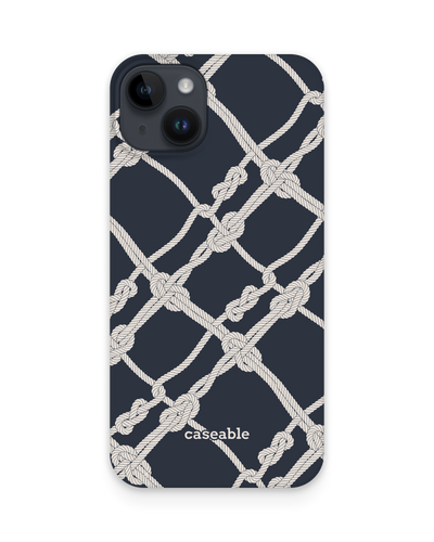 Nautical Knots Hard Shell Phone Case for Apple iPhone 14 Plus