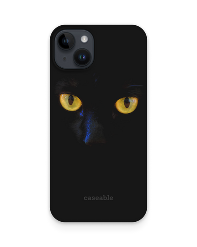 Black Cat Hard Shell Phone Case for Apple iPhone 15 Plus