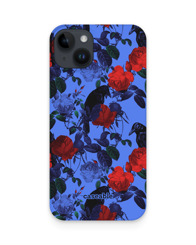 Roses And Ravens Hard Shell Phone Case for Apple iPhone 14 Plus