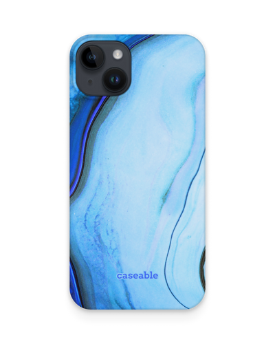 Cool Blues Hard Shell Phone Case for Apple iPhone 14 Plus