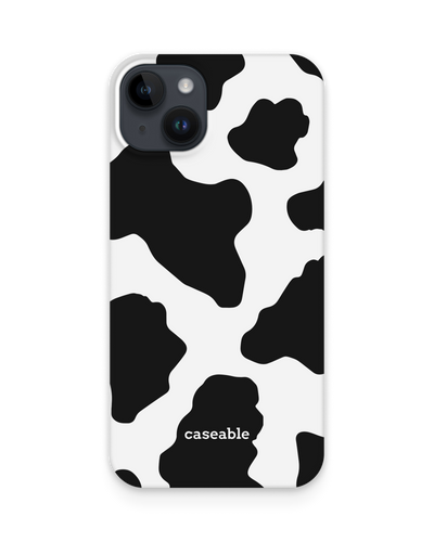 Cow Print 2 Hard Shell Phone Case for Apple iPhone 15 Plus