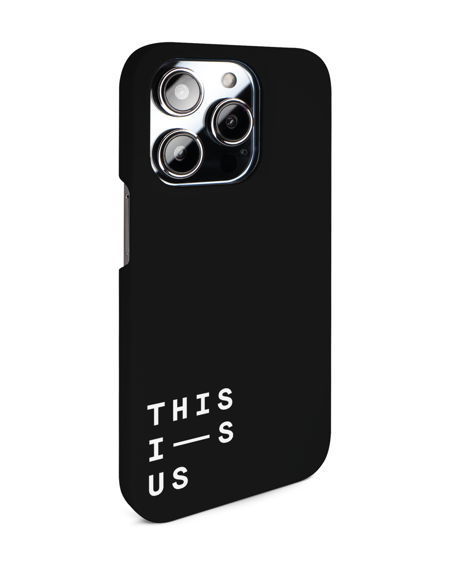 This Is Us Hard Shell Phone Case for Apple iPhone 14 Pro: View from the left side