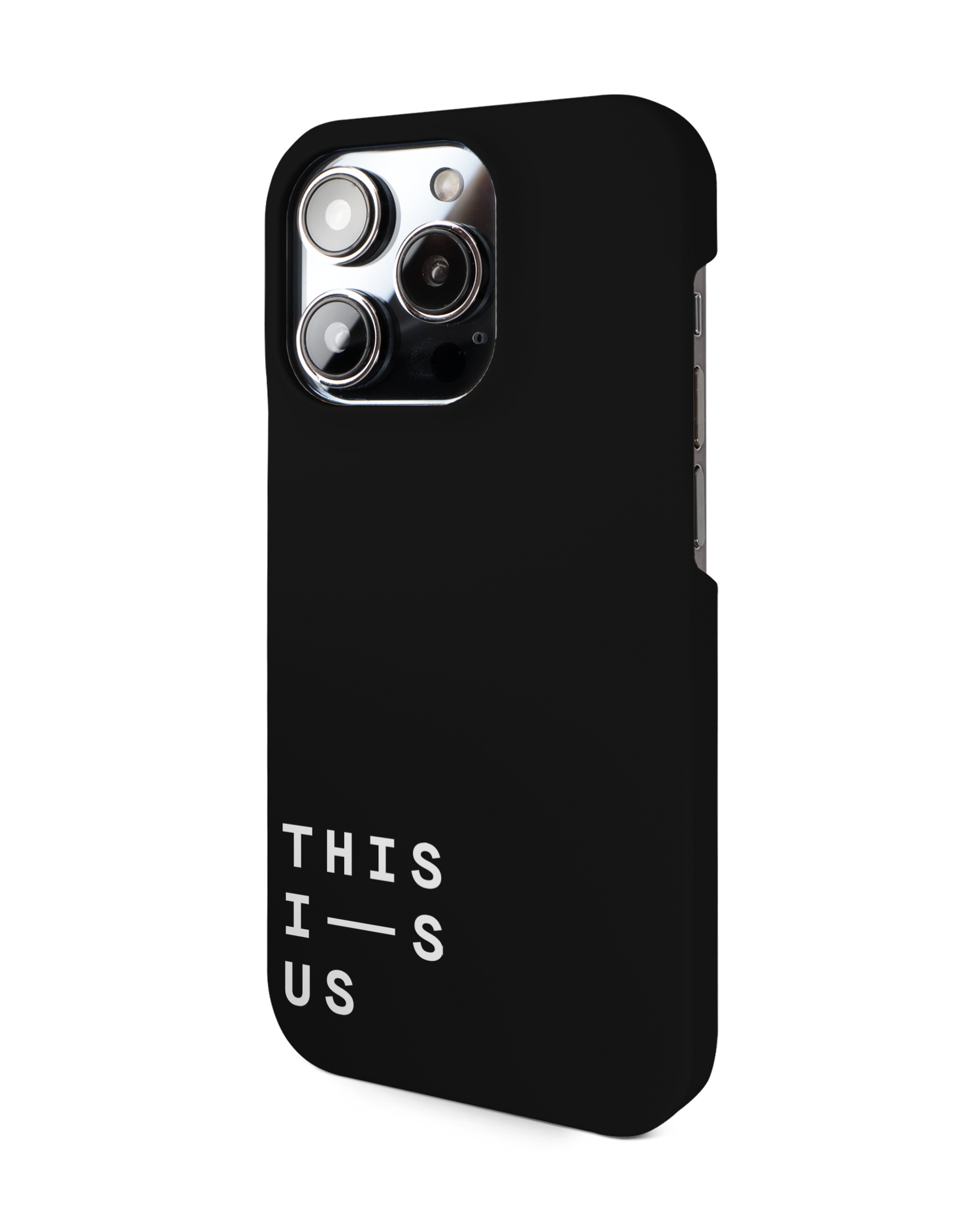 This Is Us Hard Shell Phone Case for Apple iPhone 14 Pro: View from the right side