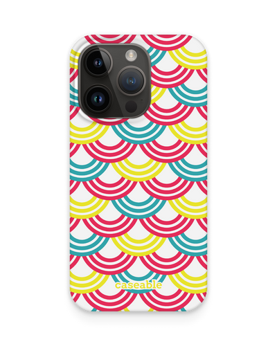 Rainbow Hard Shell Phone Case for Apple iPhone 15 Pro
