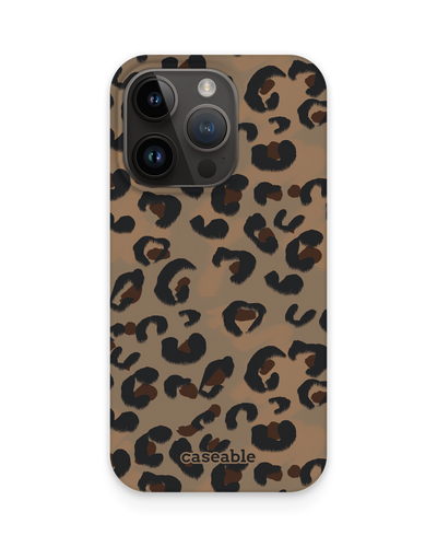 Leopard Repeat Hard Shell Phone Case for Apple iPhone 15 Pro