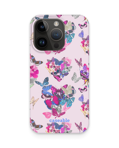 Butterfly Love Hard Shell Phone Case for Apple iPhone 15 Pro