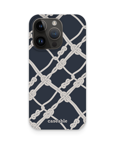Nautical Knots Hard Shell Phone Case for Apple iPhone 14 Pro