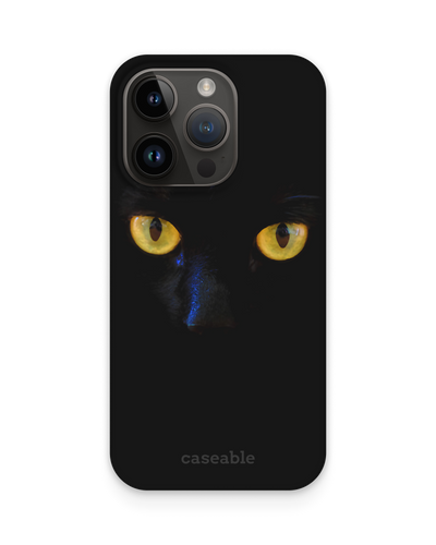 Black Cat Hard Shell Phone Case for Apple iPhone 15 Pro