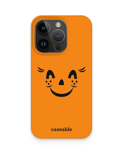 Pumpkin Smiles Hard Shell Phone Case for Apple iPhone 14 Pro