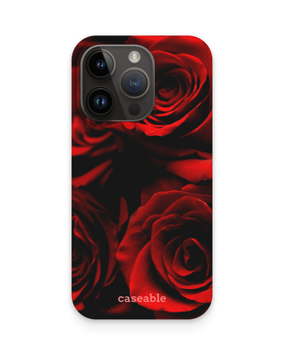 Red Roses Hard Shell Phone Case for Apple iPhone 14 Pro
