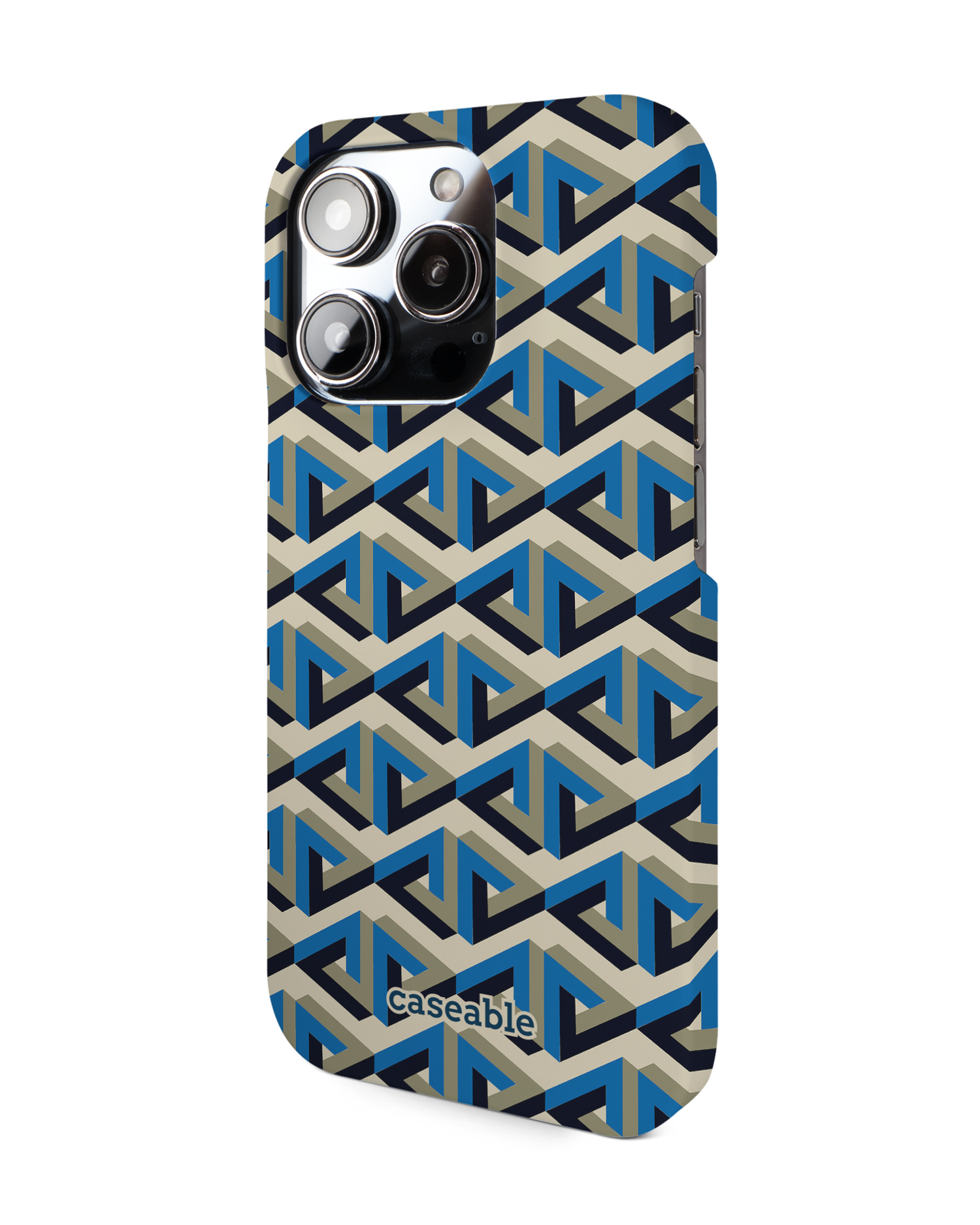 Penrose Pattern Hard Shell Phone Case for Apple iPhone 14 Pro: View from the right side