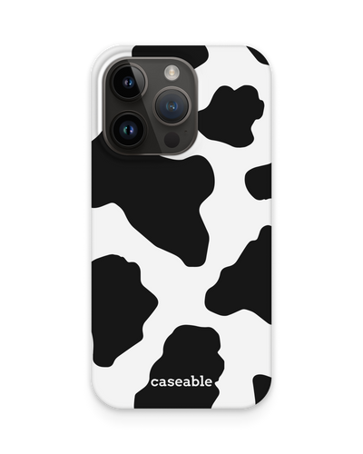 Cow Print 2 Hard Shell Phone Case for Apple iPhone 15 Pro