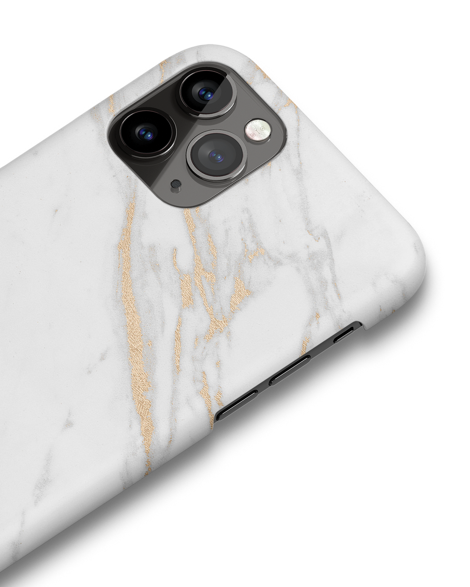 Gold Marble Elegance Hard Shell Phone Case Apple iPhone 11 Pro: Detail Shot