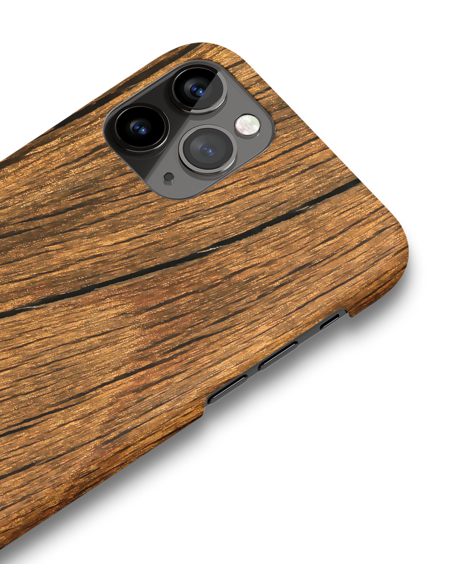 Wood Hard Shell Phone Case Apple iPhone 11 Pro: Detail Shot