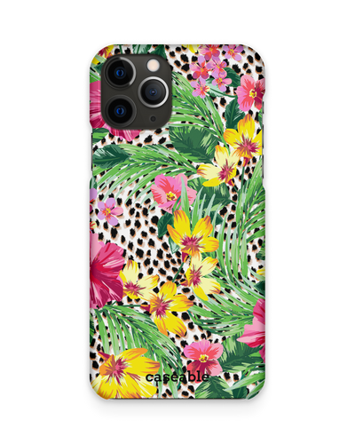 Tropical Cheetah Hard Shell Phone Case Apple iPhone 11 Pro