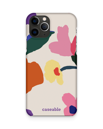 Handpainted Blooms Hard Shell Phone Case Apple iPhone 11 Pro