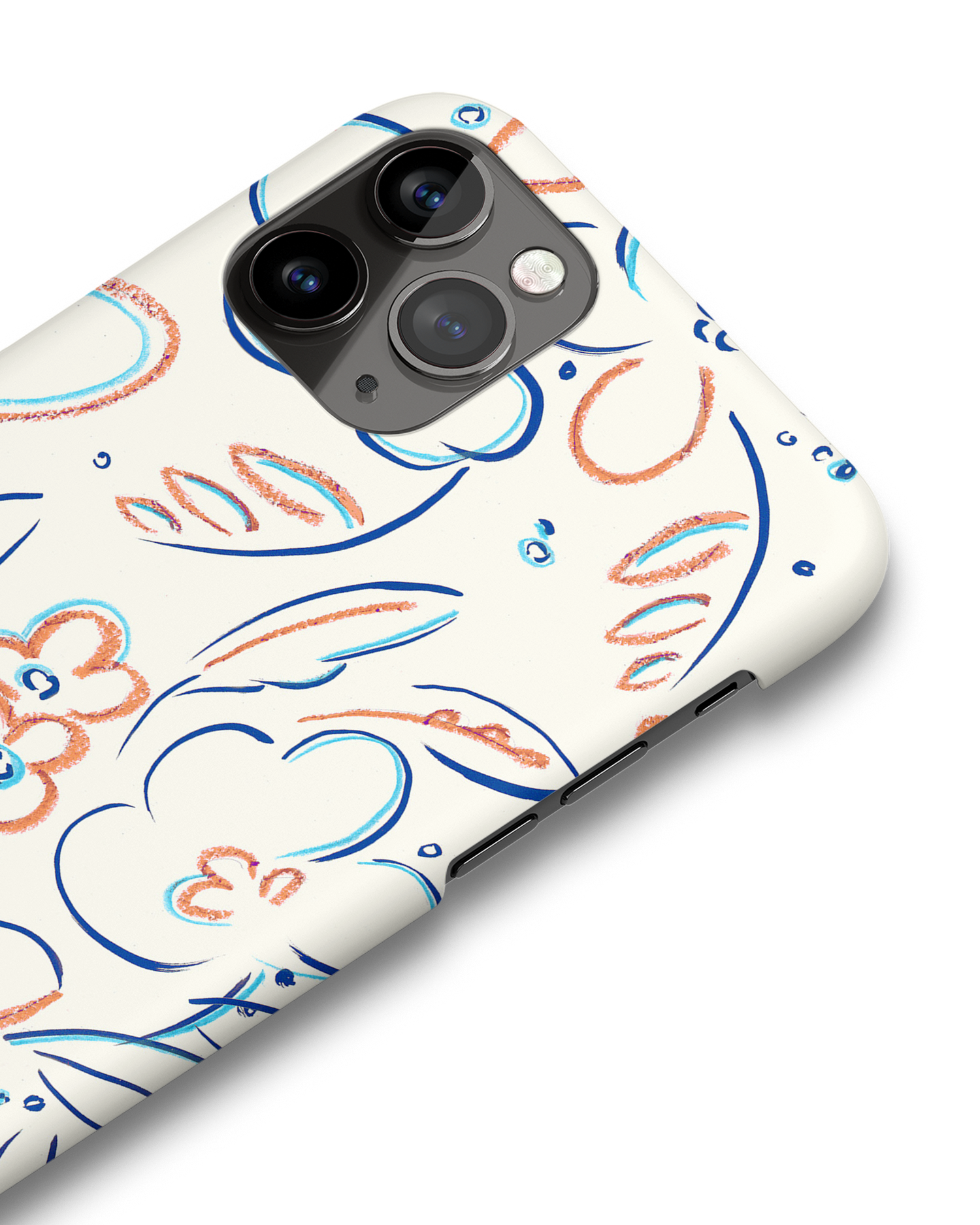 Bloom Doodles Hard Shell Phone Case Apple iPhone 11 Pro: Detail Shot
