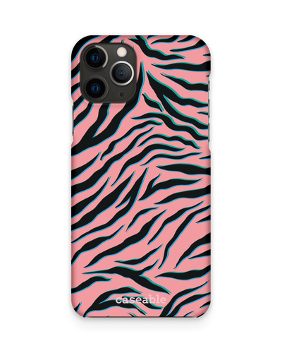 Pink Zebra Hard Shell Phone Case Apple iPhone 11 Pro