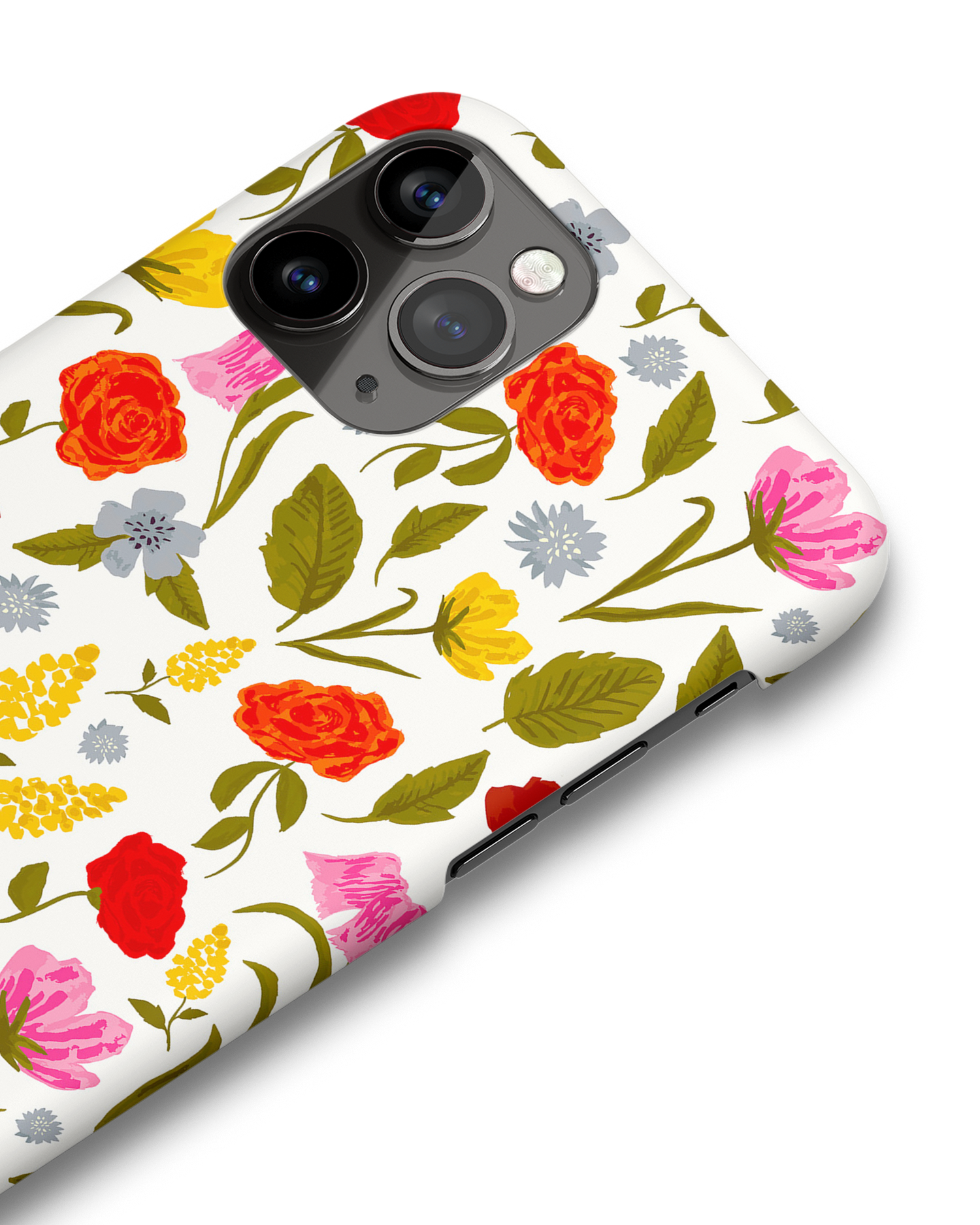Botanical Beauties Hard Shell Phone Case Apple iPhone 11 Pro: Detail Shot